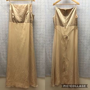 Chiffon plus size formal or wedding dress cream